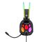 Wozinsky WSG-1118 Wired Gaming Headphones with Microphone and RGB Backlight - Black