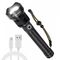 Wozinsky WLT-20W tactical flashlight 20 W 2000 lm CREE diodes IP65 with adjustable beam - black