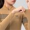 Rockbros YPW065 TVI Women's Long Sleeve Cycling Jersey Fall/Winter L - Yellow