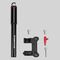 Rockbros SMART-B 150 PSI Mini Bicycle Pump for Presta and Schrader Valves - Black
