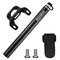 Rockbros JG-PB-004 lightweight bicycle pump with pressure gauge - black