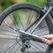 Rockbros JG-PB-004 lightweight bicycle pump with pressure gauge - black