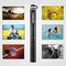 Rockbros JG-PB-004 lightweight bicycle pump with pressure gauge - black
