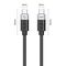 Orico CC240 USB-C to USB-C Cable 240W USB4 40Gb/s 8K 60Hz 0.5m - Black