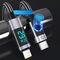 Orico LDC2L USB-C to Lightning PD 29W Cable with LED Display 480Mbps 2m - Black