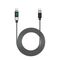 Orico LDC2C USB-C - USB-C PD 100 W Cable with LED Display 480 Mb/s 2 m - 2 pcs - Black
