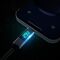 Orico LDA2L USB-A to Lightning Cable 12W with LED Display 0.5m - Black and Silver