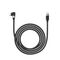C2C PD100W Laptop Fast Charging Cable (Right Angle) black 1m