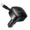 Orico FC-66-1A2C 66W Car Charger with Built-in Retractable USB-C Cable - Black
