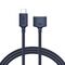 Tech-Protect MMC01 Ultraboost USB-C / USB-C MagSafe 3 140W 200cm Cable for MacBook - Navy Blue