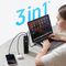 Cuktech PB200U Powerbank 210W 20000mAh 2x USB-C + USB-A with TFT display and 240W USB-C cable - black