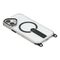 iPhone 17 case with stand, short strap (30 cm) and long strap (120 cm), compatible with MagSafe - black