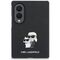 Etui Karl Lagerfeld Saffiano Karl&Choupette Pin na Samsung Galaxy Z Fold 8 - czarne
