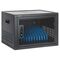 Manhattan Laptop Charging Cabinet Desktop (or trolley) via USB-C 65W 16" 12-bay, Suitable for USB-C laptops (to 16"), iPads, MacBooks, Chromebooks, other USB-C devices, Bays 395x32.5x290mm, USB-C charging cables included,Cart, UK & EU