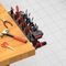 Maclean Wall-Mounted Organizer / Tool Shelf, black, dimensions 40x14.5x4.6 cm, max. 30 kg, MC-141