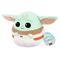 Squishmallows Star Wars Plush Grogu in Carrier 20 cm