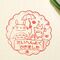 MY NEIGHBOR TOTORO - Totoro - Round stamps 4.6cm