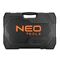 NEO TOOLS Socket Set 1/2", 1/3", 220 pcs, Satin Finish