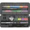 YATO Cordless Screwdriver Set with Bits 3.7 V, 56 Pieces, YT-25770