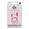 Floating Grip 0,5M LED USB-C Cable (Red) / Electronics | Techbox