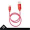Floating Grip 0,5M LED USB-C Cable (Red) / Electronics | Techbox