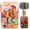 Dino World Triple Pencil Case LED Khaki Brown (412381) / Toys |  Techbox