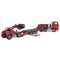 Bruder - MAN TGA truck with low loader trailer & Manitou telehandler (02774) / Toys