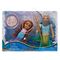 Disney The Little Mermaid Ariel + Triton doll 15cm |  Techbox