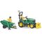 Bruder -  BWorld John Deere Lawn Tractor with trailer and gardener (BR62104) / Toys
