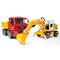 Bruder - MAN TGA construction truck and Liebherr Excavator (BR2751) / Toys