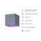Hombli - Smart Outdoor Wall Light V2, Grey / Electronics